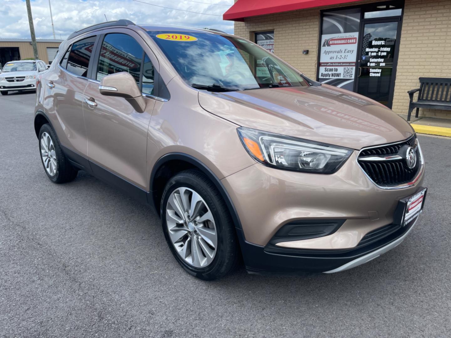 2019 Brown Buick Encore (KL4CJASB6KB) with an 4-Cyl, ECOTEC, Turbo, 1.4 Liter engine, Automatic, 6-Spd w/Overdrive and Shift Control transmission, located at 8008 Warden Rd, Sherwood, AR, 72120, (501) 801-6100, 34.830078, -92.186684 - Photo#1